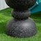 Glitzhome® 17.5" Multifunctional Faux Terrazzo Garden Stool